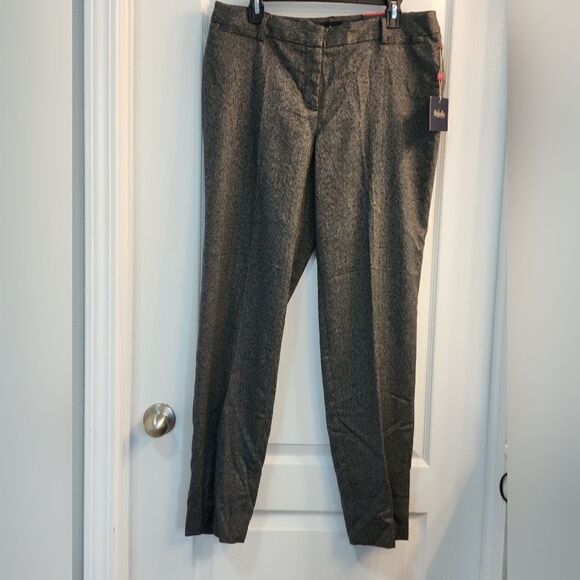 Rafaella Bohemian Voyage Black Pants Slacks Size 12 - Picture 1 of 7
